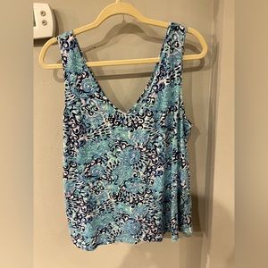 Lilly Pulitzer V Neck Tank Top Size XL